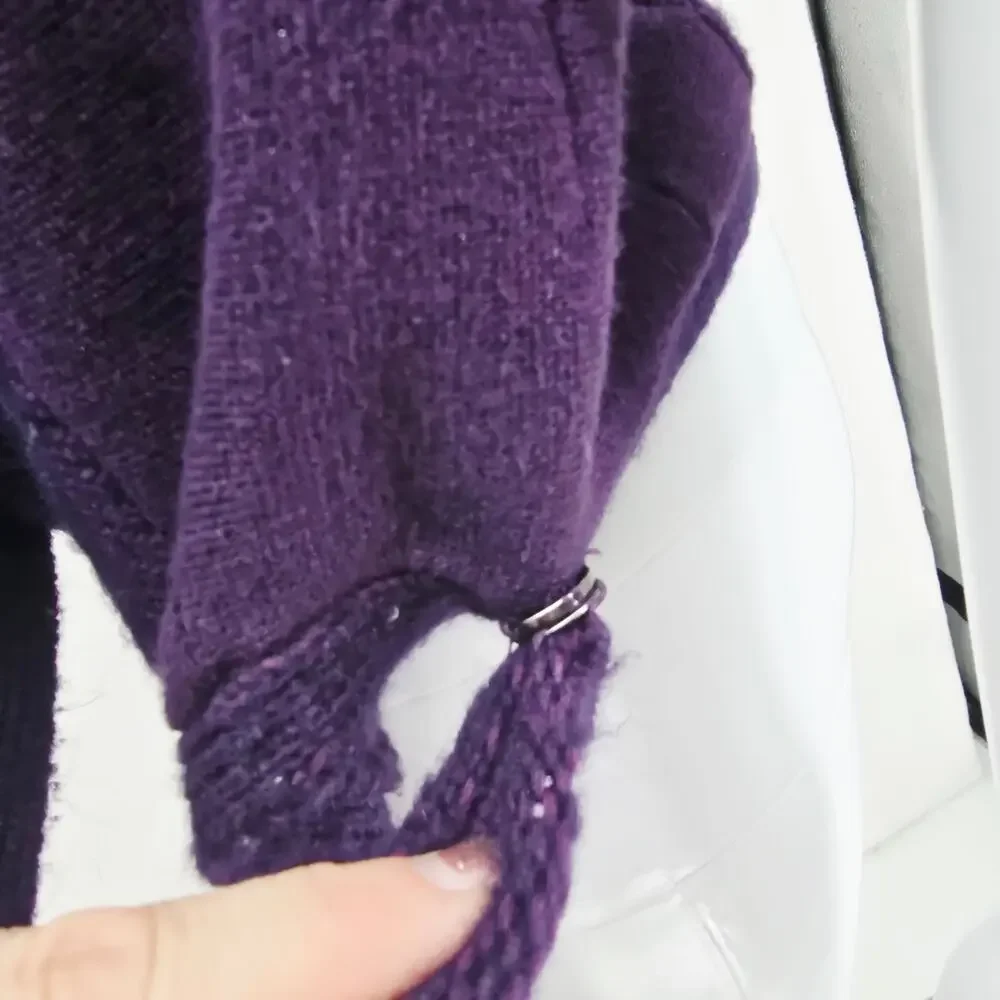 Anthropologie Angel of the North Cardigan Sweater Purple XS